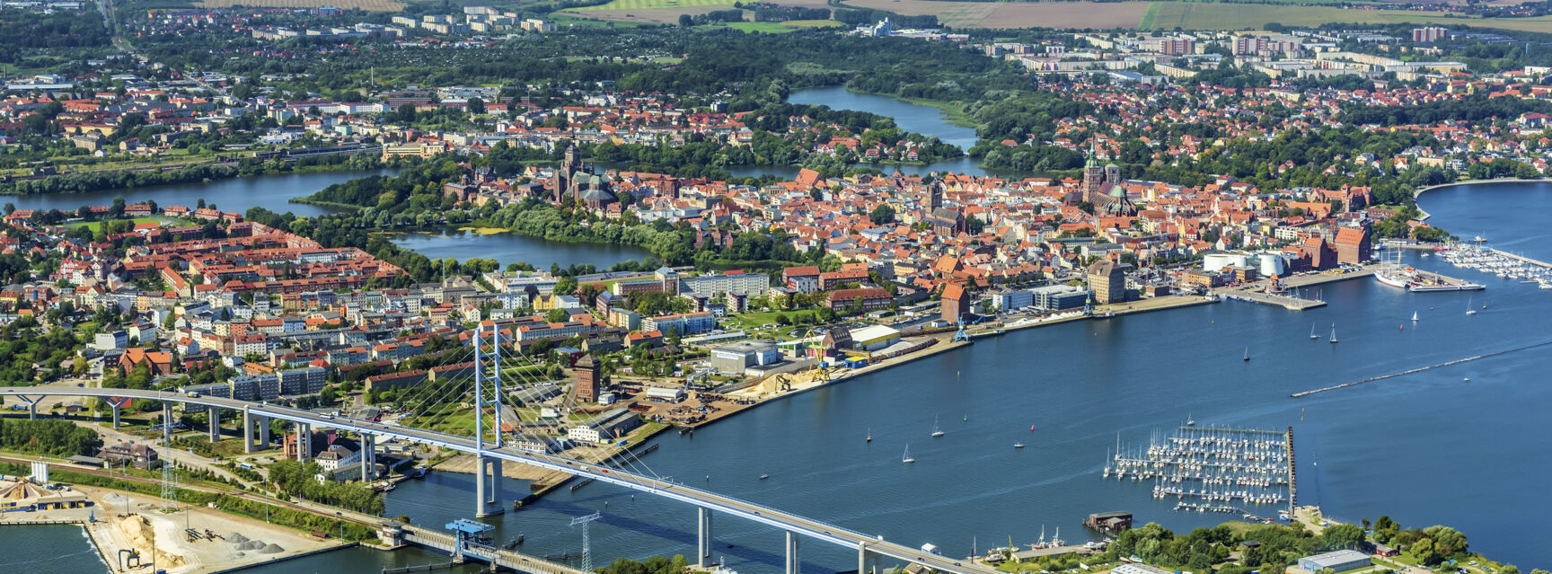 Stralsund from above