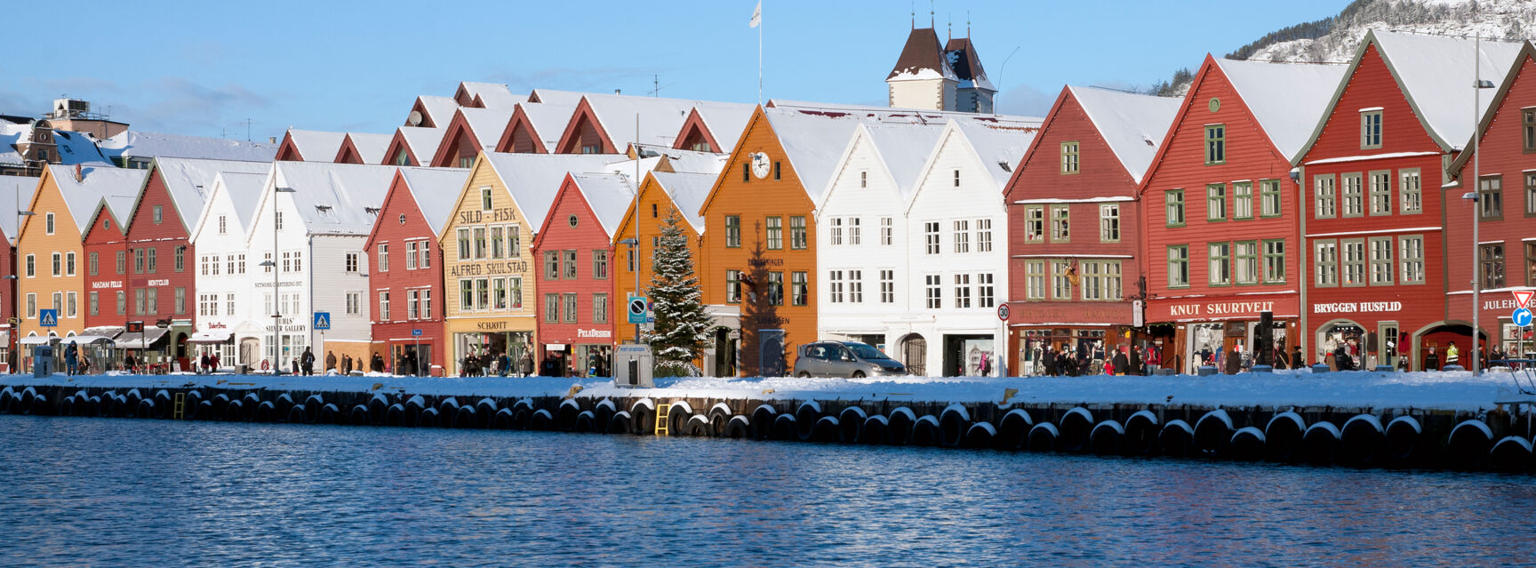 Bryggen in winter ©VBP Media, VisitBergen.com Bryggen in winter ©VBP Media, VisitBergen.com
