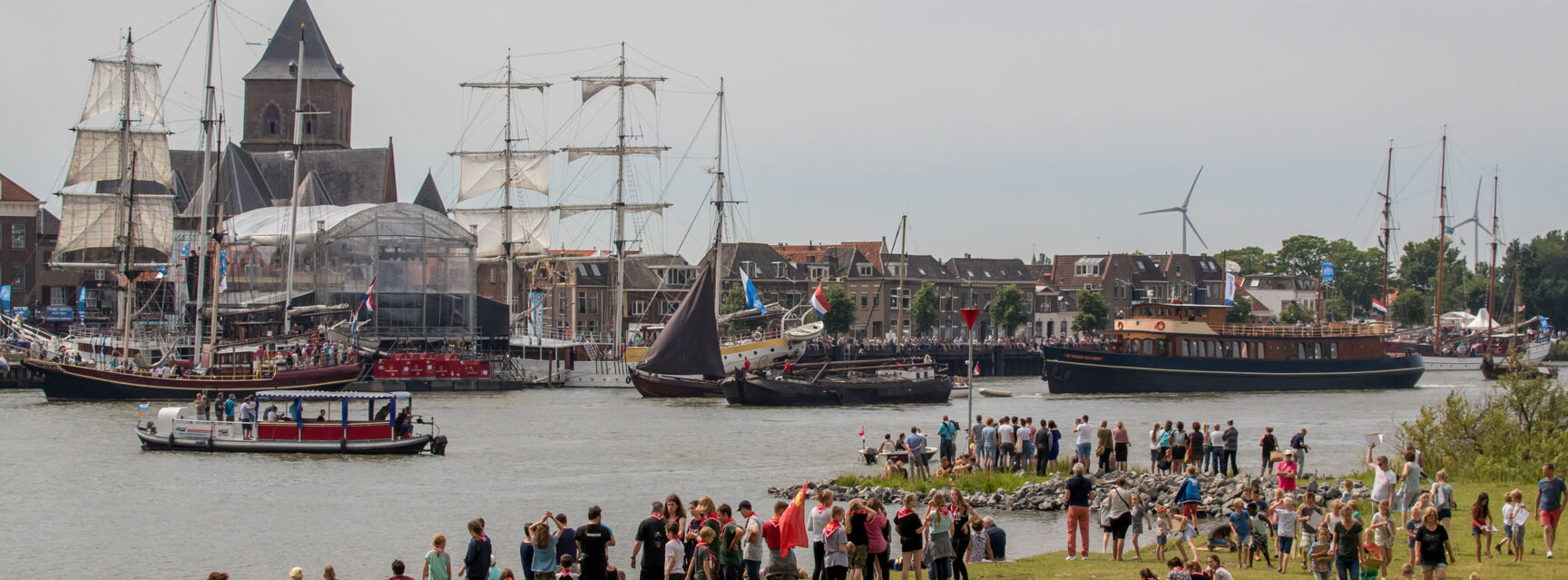 Hansetag Kampen Schiffsparade Hansetag Kampen Schiffsparade