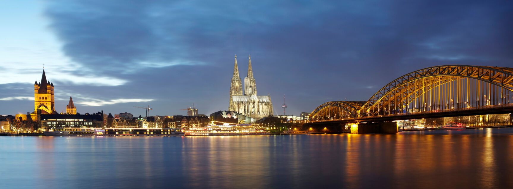 Rhine panoramic view Rhine panoramic view