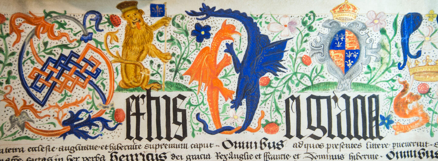 Privileg des Königs Eduard IV. 1547 ©EHM Olaf Malzahn Privileg des Königs Eduard IV. 1547 ©EHM Olaf Malzahn
