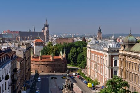 BARBAKAN © Archiv der Stadt Krakau BARBAKAN © Archiv der Stadt Krakau