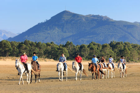 HORSEBACK RIDES ON THE BEACH © Ayuntamiento de Laredo