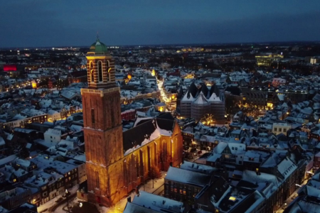 Zwolle - -winter-Peperbus © BeleefMedia Zwolle - -winter-Peperbus © BeleefMedia