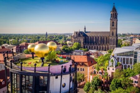 Magdeburg Dom und Grüne Zitadelle