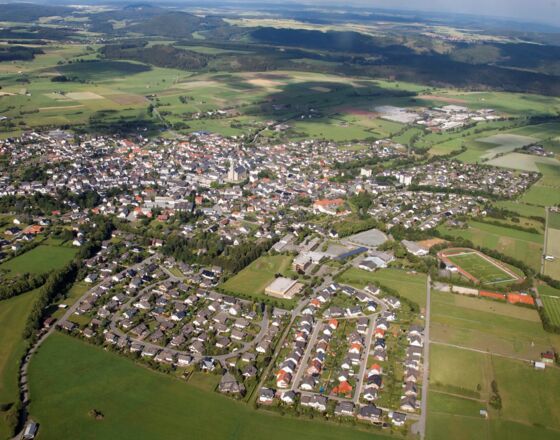 Aerial view Medebach Aerial view Medebach