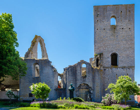 Church ruin St Lars, Visby © Region Gotland Church ruin St Lars, Visby © Region Gotland