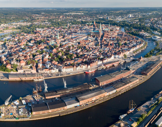 Altstadtinsel Lübeck © Oliver Schmidt, LTM Altstadtinsel Lübeck © Oliver Schmidt, LTM