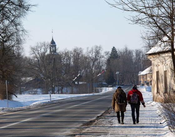 Straupe in winter