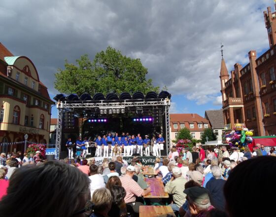 Kyritz - Stadtfest mit Hanse-Shantychor © Stadt Kyritz Kyritz - Stadtfest mit Hanse-Shantychor © Stadt Kyritz