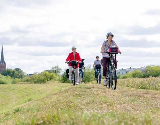 Radtour auf dem Estedeich ©Daniela Ponath Fotografie, Hansestadt Buxtehude Radtour auf dem Estedeich ©Daniela Ponath Fotografie, Hansestadt Buxtehude
