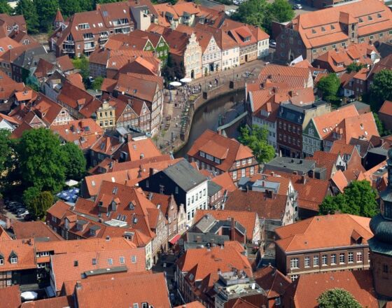 Cosmae Kirche von oben © Martin Elsen, STADE Marketing und Tourismus GmbH Cosmae Kirche von oben © Martin Elsen, STADE Marketing und Tourismus GmbH