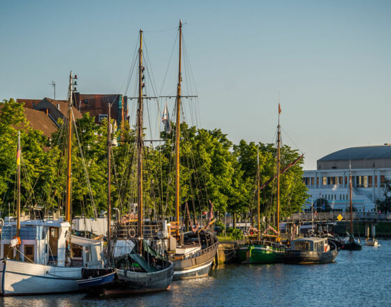 Traditionssegler am Museumshafen © LTM Traditionssegler am Museumshafen © LTM