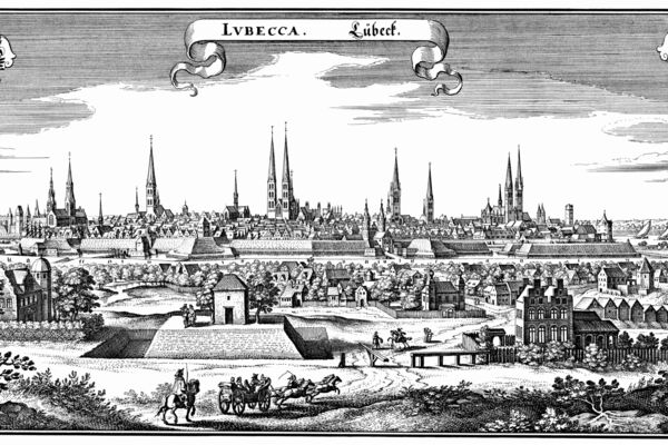 Lübeck 1641 Merian Lübeck 1641 Merian