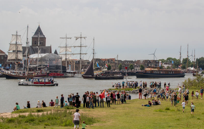 Hansetag Kampen Schiffsparade Hansetag Kampen Schiffsparade